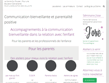 Tablet Screenshot of lagrainequipousse.com